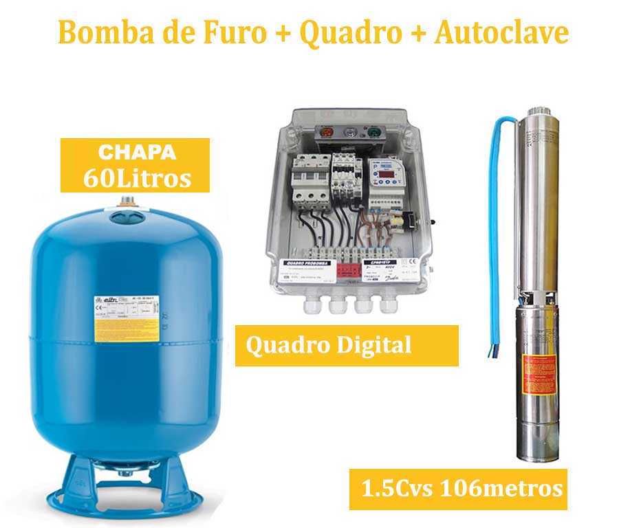 Kit Completo para Furos de água de 50m C/Pré Instalação