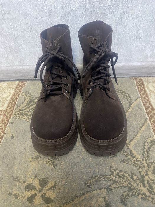 Міу міу ботінки натуральний замш демісезон, черевики