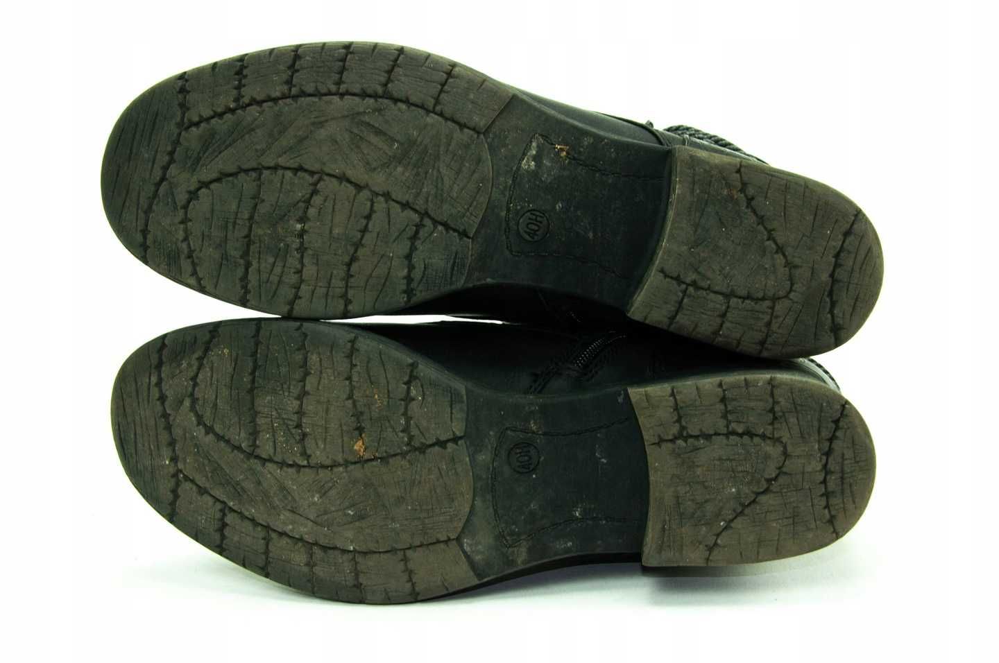 Buty Jana Botki sznurowane r.40 Używany
