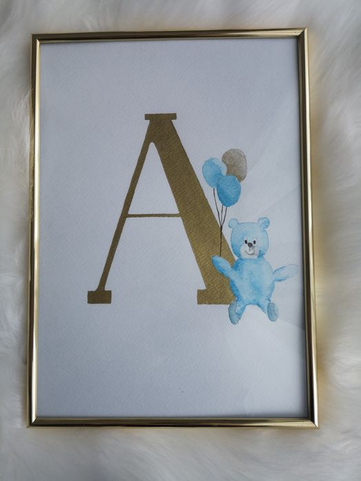 Obraz Plakat Litera imienia a4