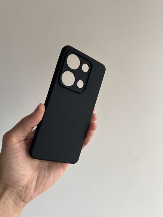 Etui plecki silikon 2mm czarne do XIAOMI REDMI NOTE 14S