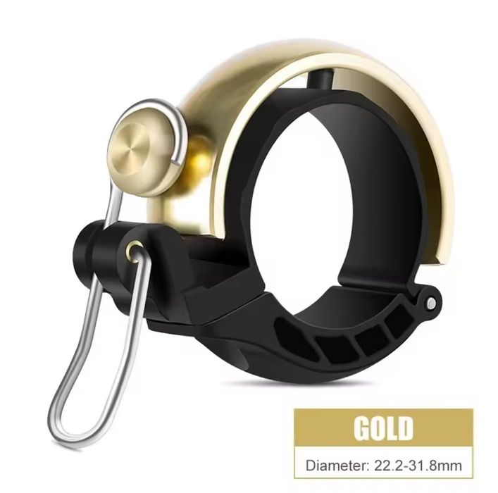 Dzwonek rowerowy Vintage Retro miedziany Wyraźny i Głośny Lekki 36g