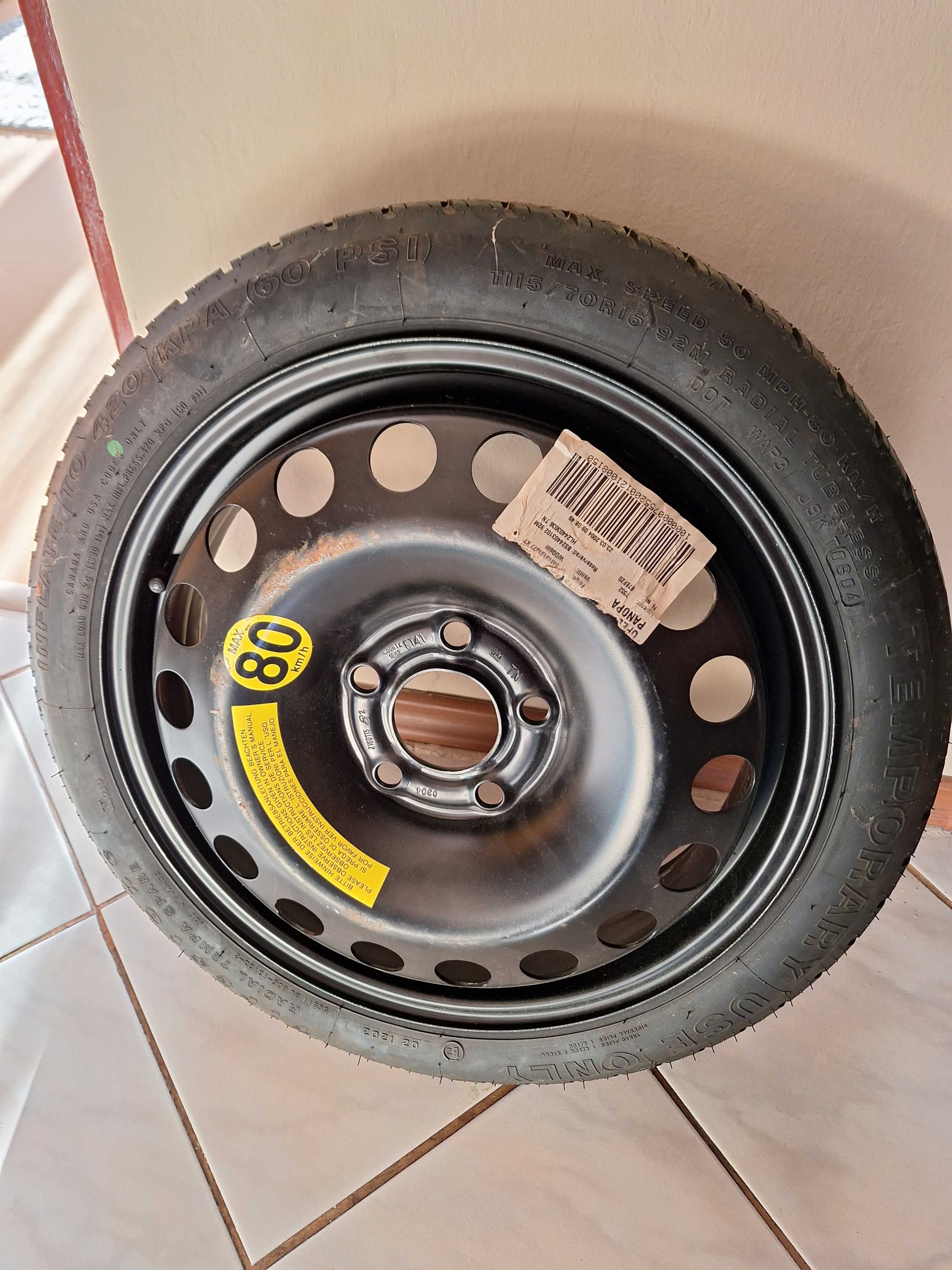 Koło dojazdowe 115/70 R 16 Opel Vectra C