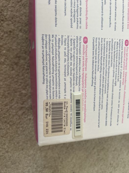 Tira leite eletrico marca chicco.