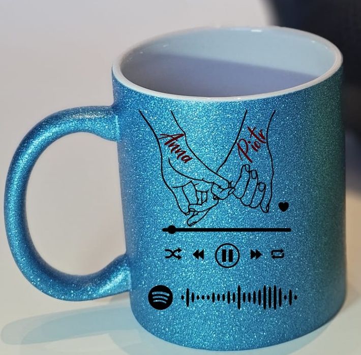 Kubek z Waszą piosenką Walentynki Rocznica