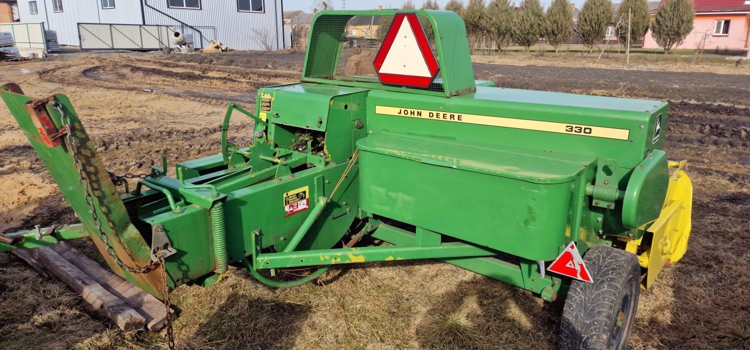 прес-підбирач/тюкопрес johndeere 330 джондир330