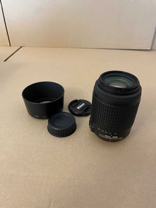 Nikon F Nikkor AF-S DX 55-200 mm f/4-5.6G ED VR Nowy Gwarancja !