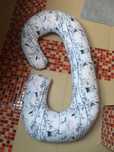 Poduszka ciążowa i do karmienia C handmade Bololo