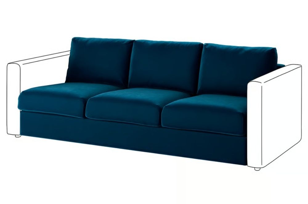 VIMLE
Pokrycie sekcji 3-osobowej, Djuparp ciemnozielononiebieski