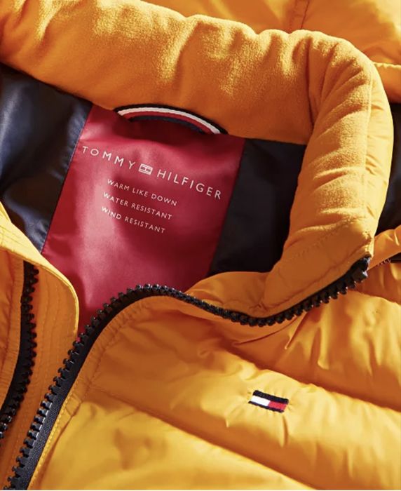 Куртка мужская Tommy Hilfiger М желтая осень зима