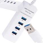 Hub usb 3.0 rozgałęźnik portów 4 porty rozdzielacz przejściówka