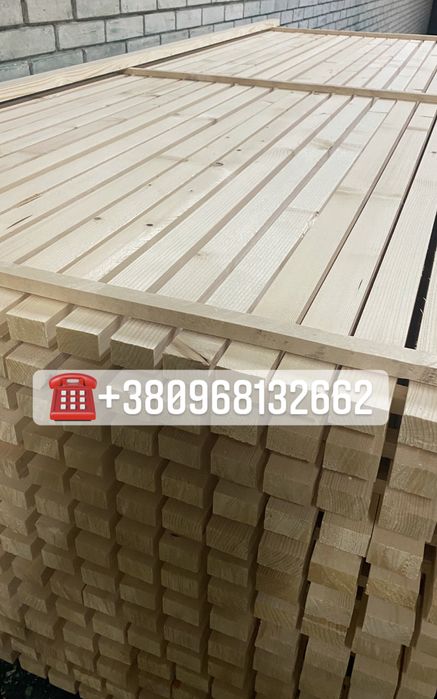 Рейка стругана,брус,брусок,лати,пиломатеріали,штахети