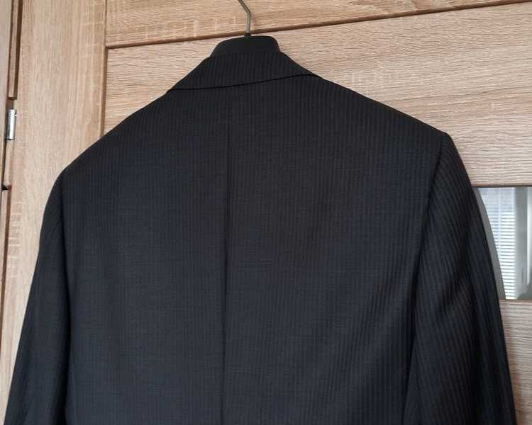 Marynarka na 182 cm, wełniana, ciemnoszara - stan idealny, jak nowa