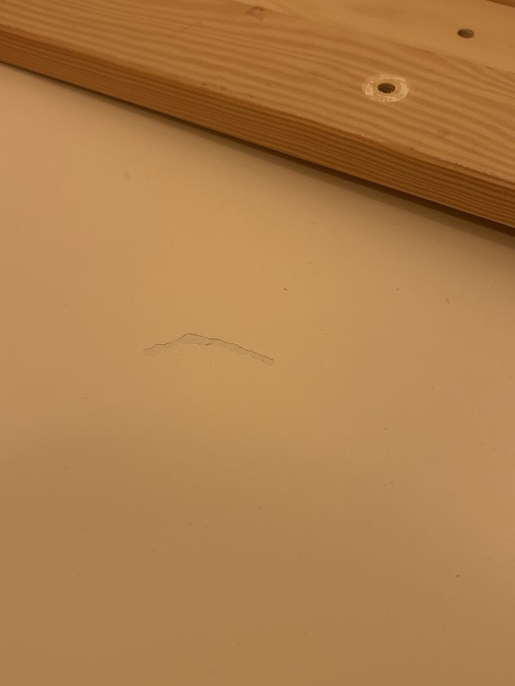 Biurko ikea flisat z pojemnikami