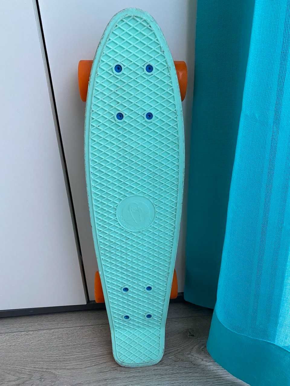 Продам скейтборд пенні борд Fish Skateboards 22.5" м'ятний б/в