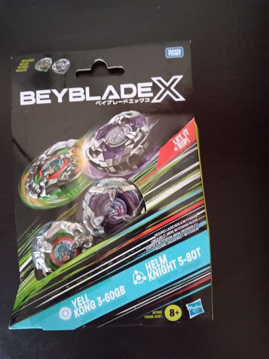 Beyblade X duplo Yell Kong e Helm Knight  novos