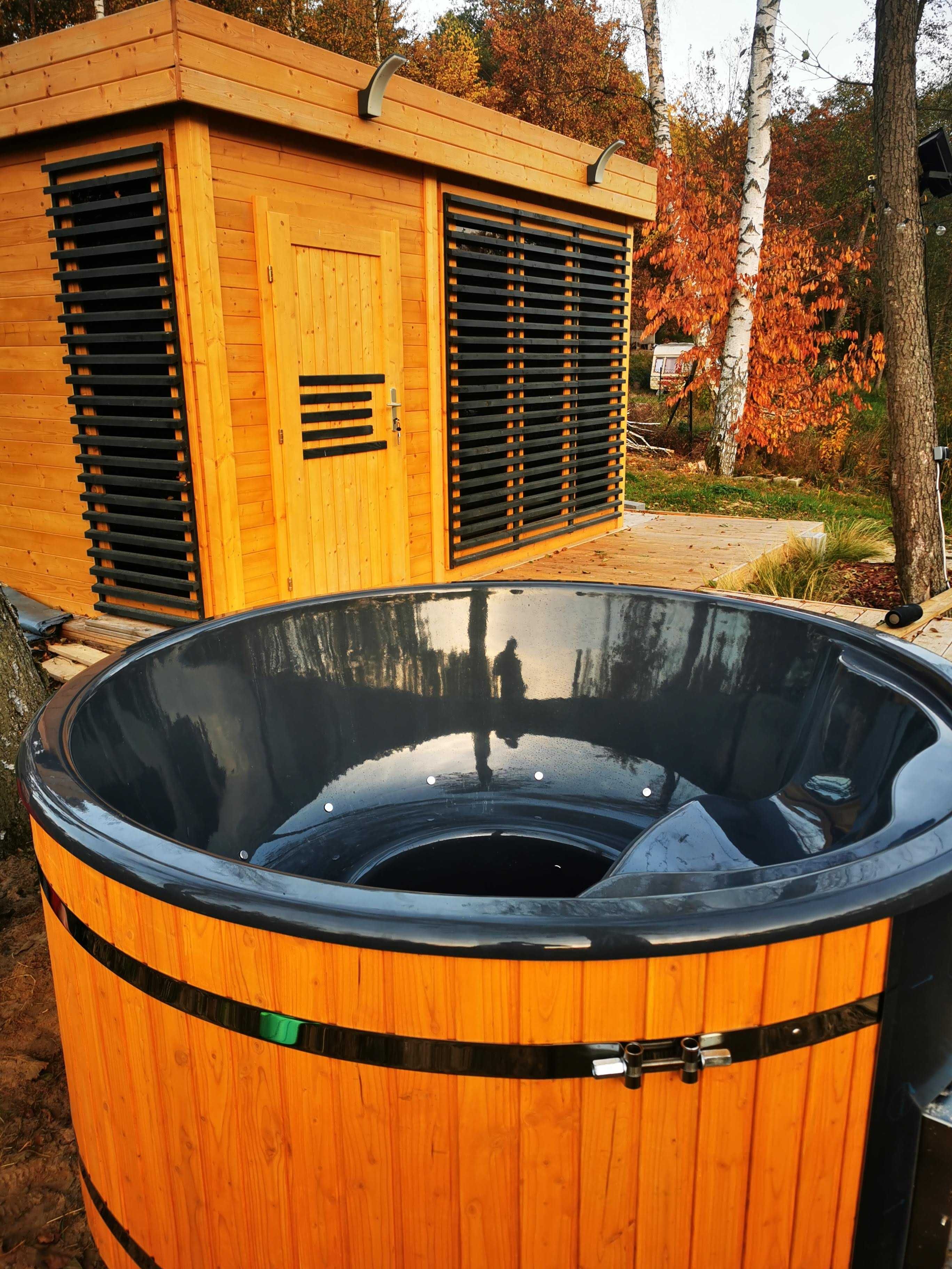 Kręgiel domki lux sauna gorąca balia/jacuzzi. Z linią brzegową