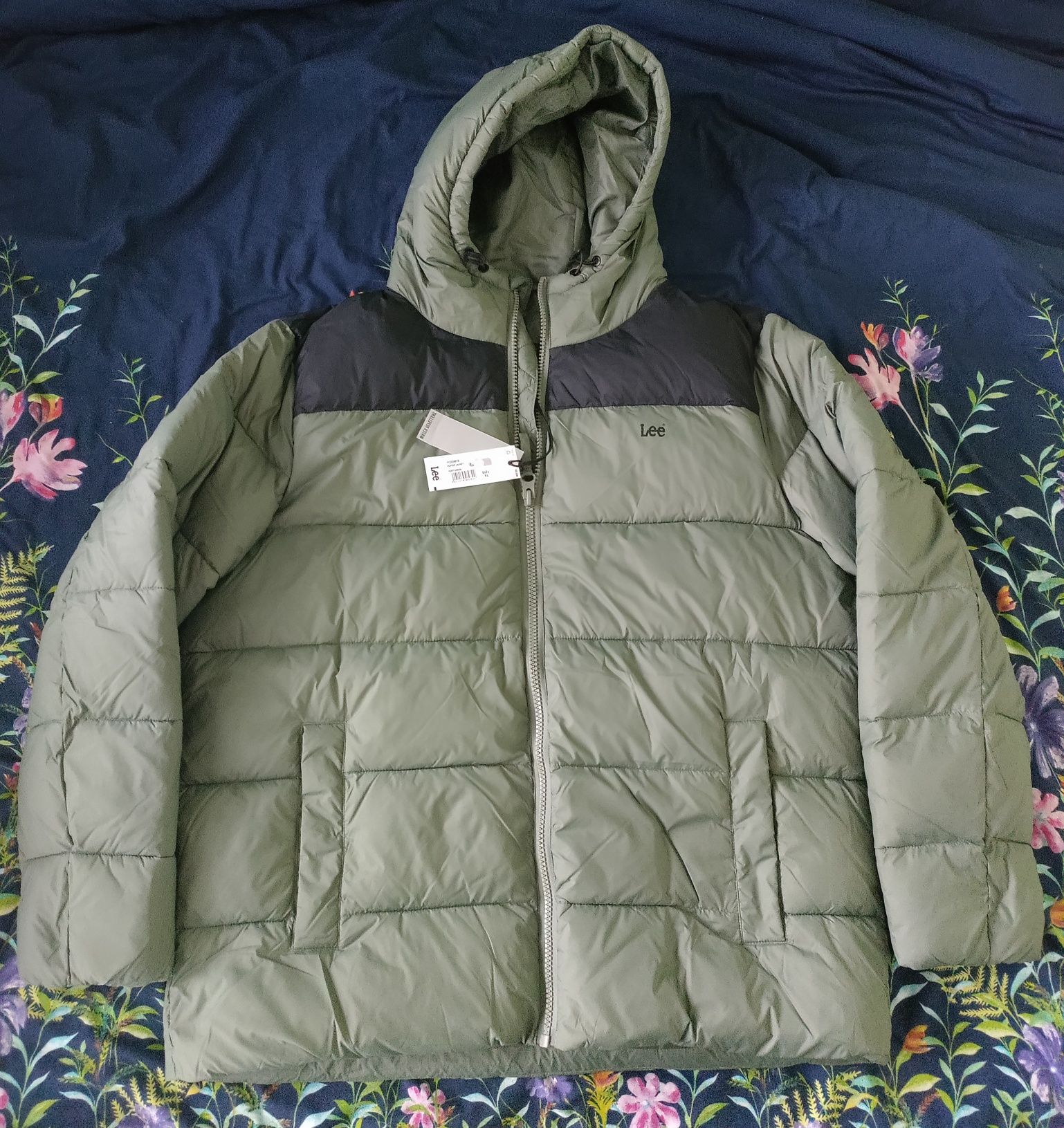 Kurtka zimowa Lee puffer jacket xl fort green