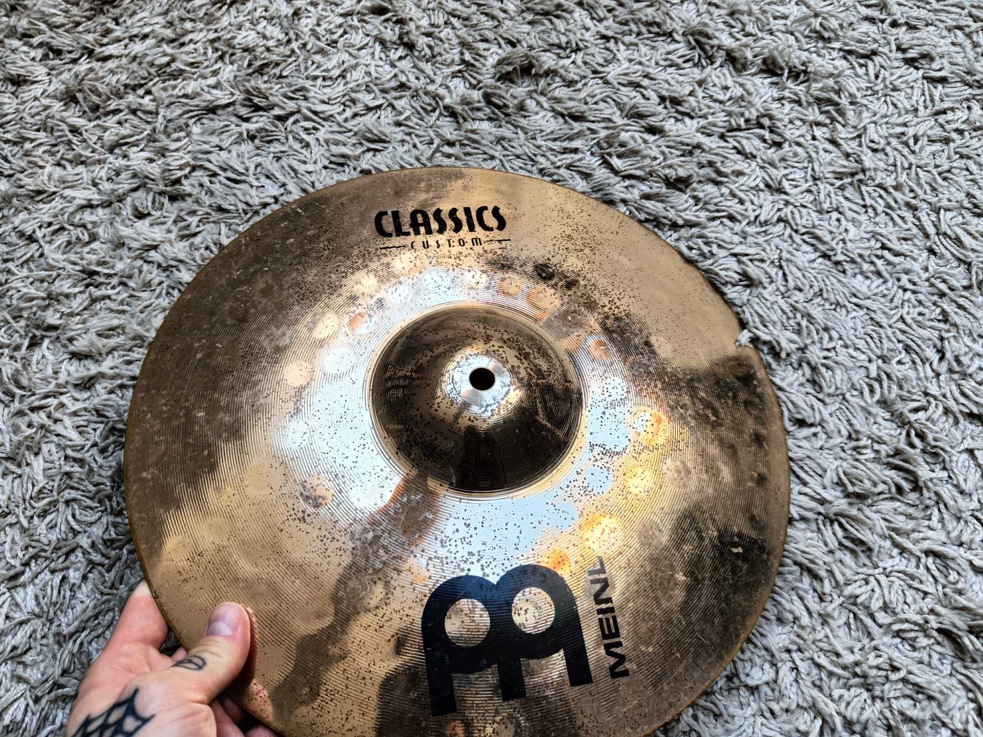 Talerze perkusyjne MEINL CLASSICS CUSTOM MEDIUM Hi Hat 14"