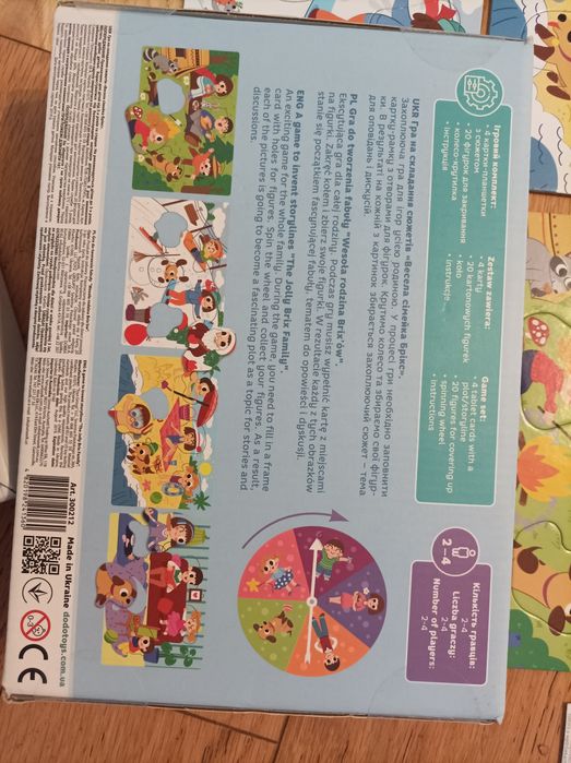 Zestaw Dodo lotto gra planszowa sorter do tworzenia fabuły 3+ puzzle