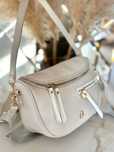 Torebka Lulu Castagnette nerka saszetka listonoszka crossbody beżowa