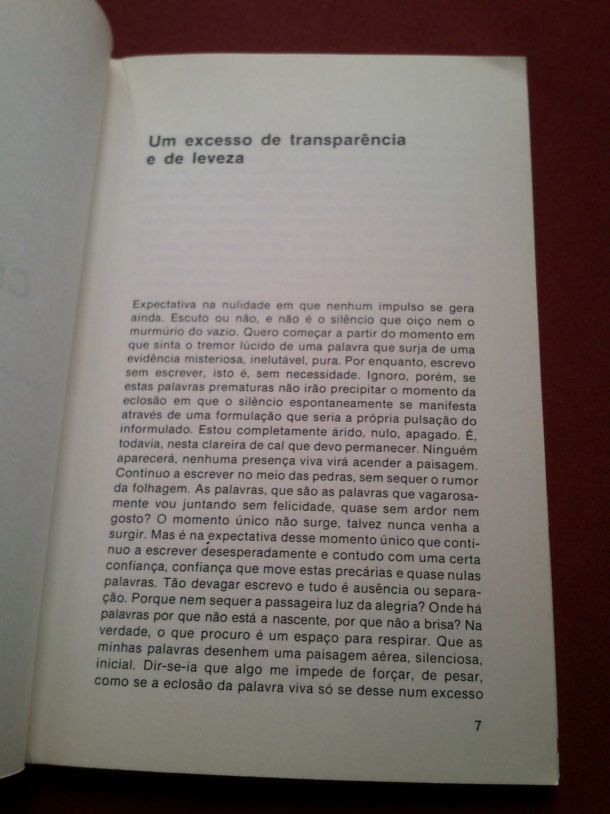 António Ramos Rosa-Clareiras-Ulmeiro-1.ª Edição-1986