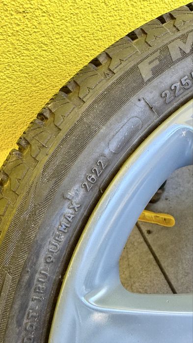 Koła opony alufelgi BMW 5x120 225/45/17 Zimowe dot 2622