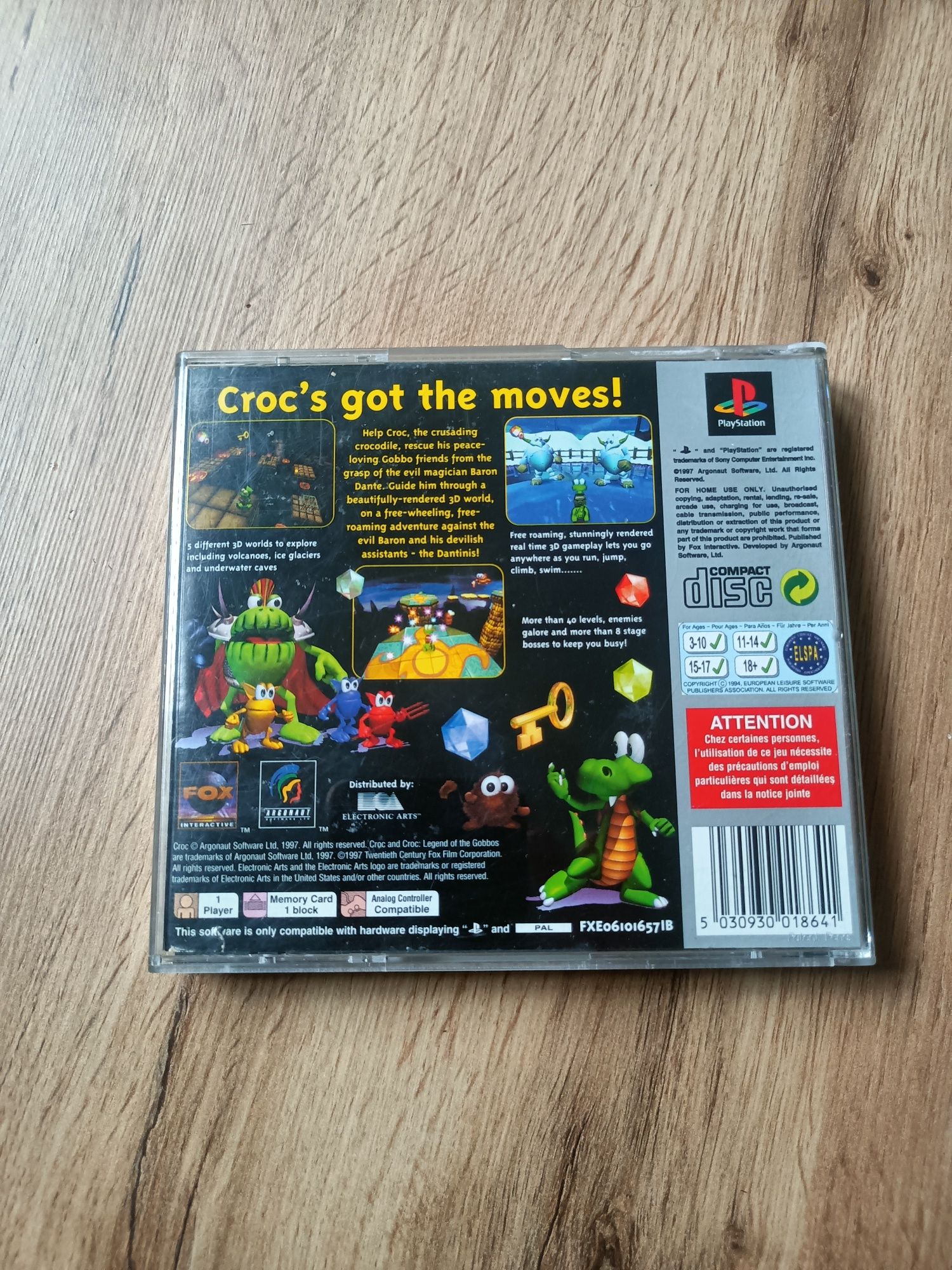 Croc Legend of The Gobbos PS1