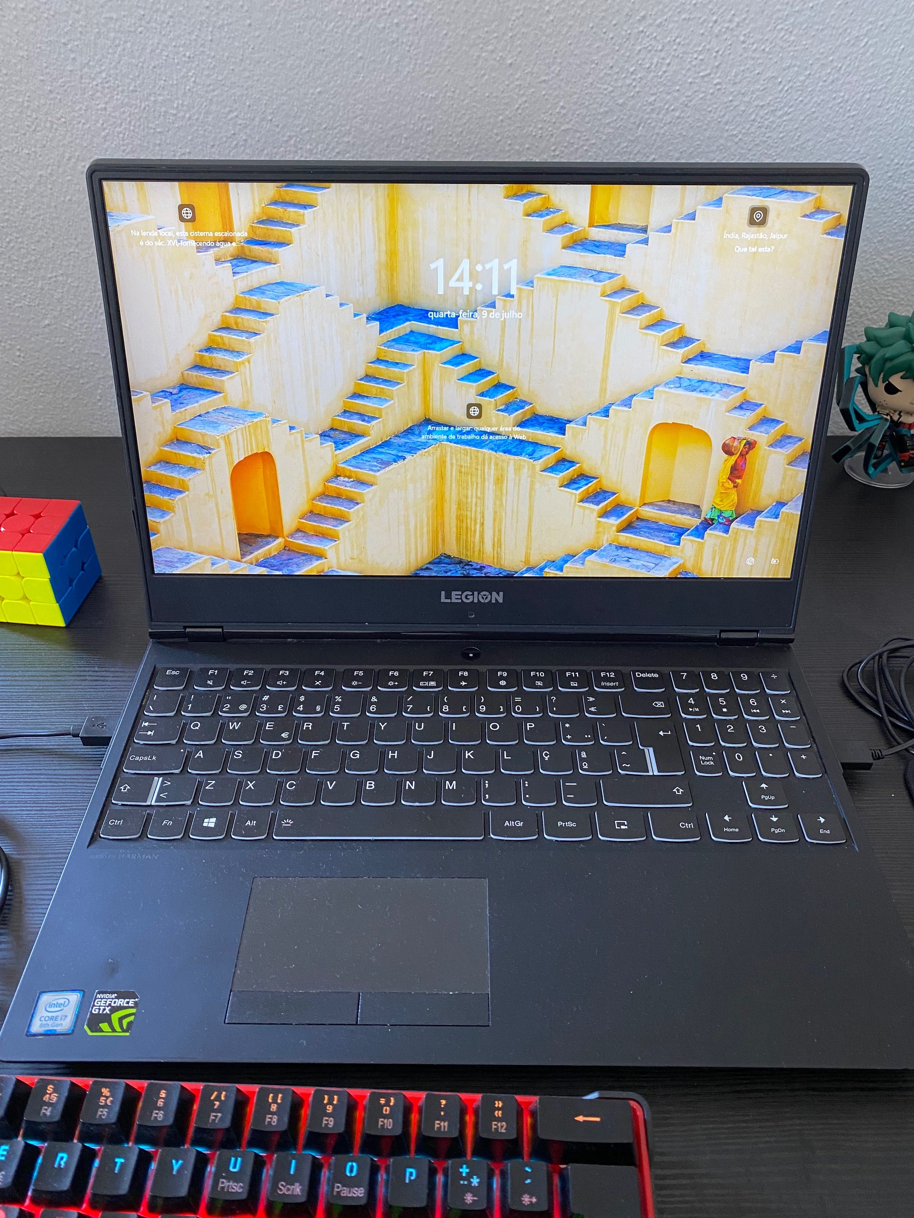 Portátil gamer Legion Y530, Grafica 1050 ti, 16 GB RAM