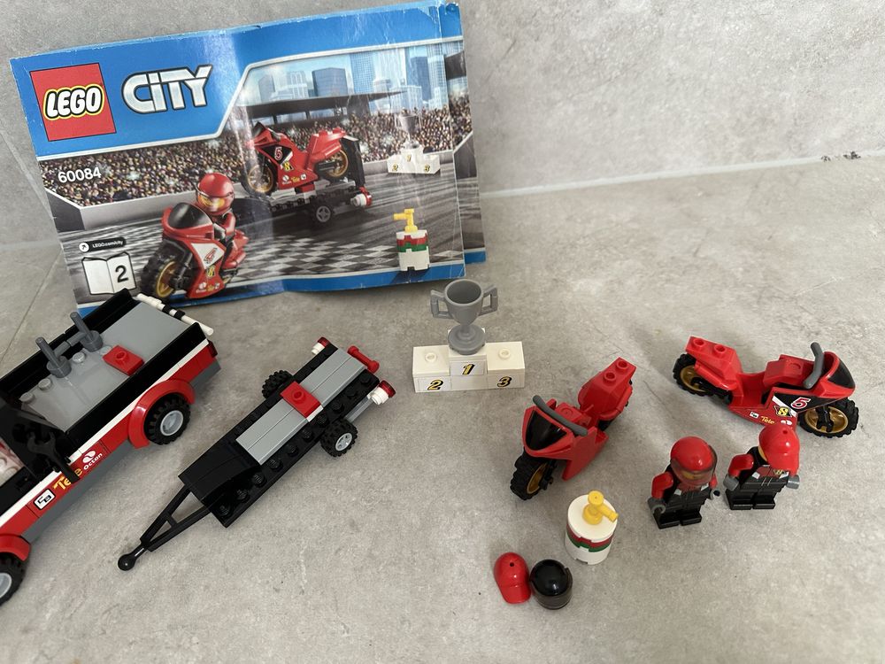 Lego city 60084 transporter motocyklowy