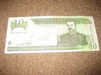 Nota da República Dominicana "10 Pesos" Bela!