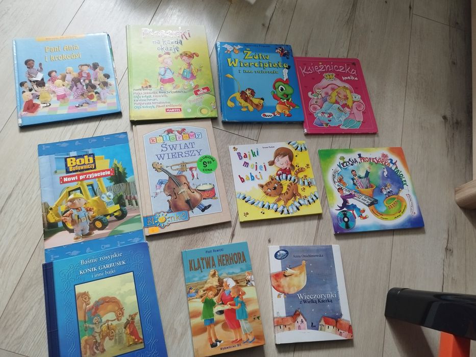 Książki dla dzieci zestaw 11 sztuk