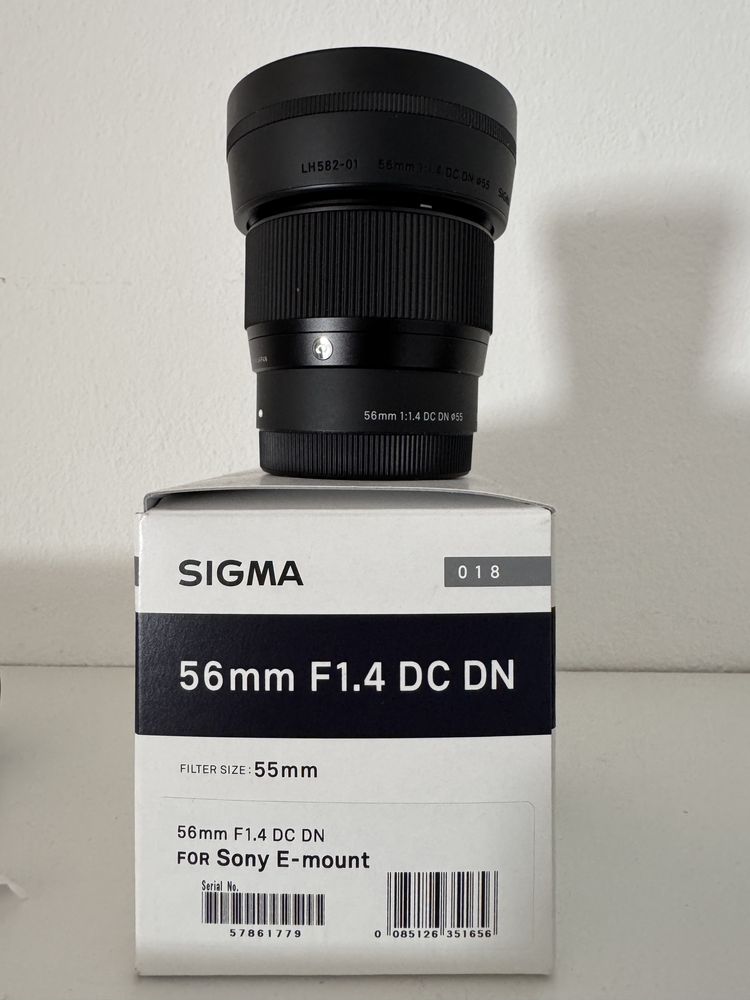 Signa 56mm 1.4 como nova
