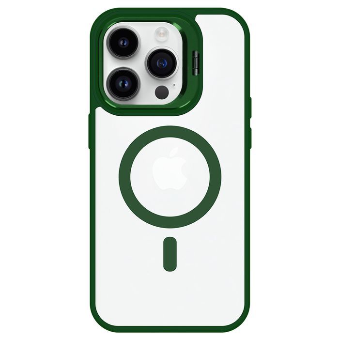 Tel Protect Kickstand Magsafe Case Do Iphone 14 Pro Zielony