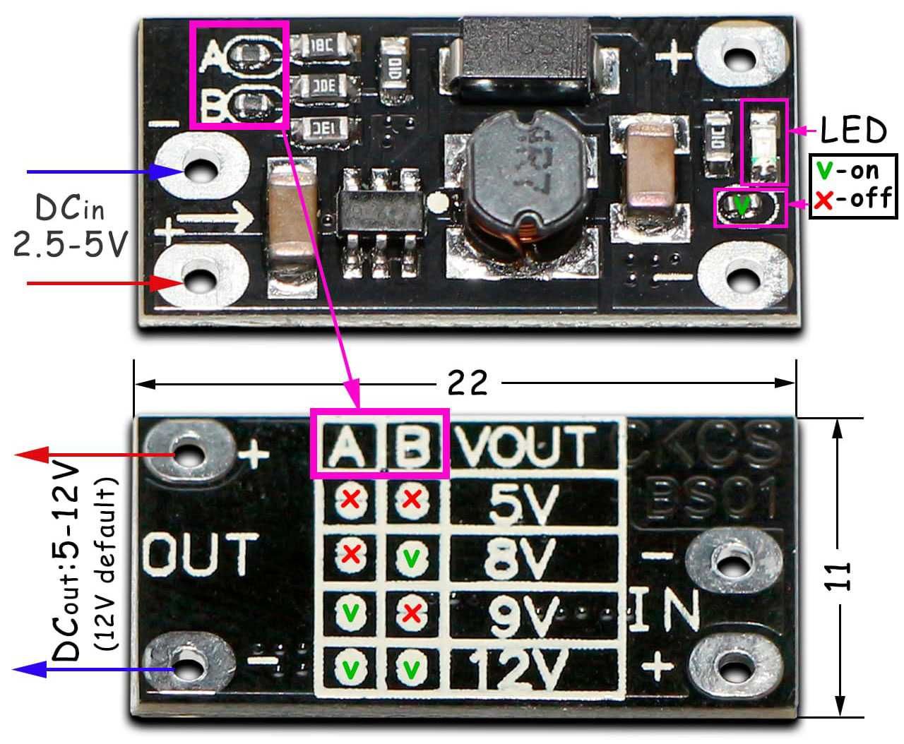 Акумулятор 18650 на 12v. DC DC converter