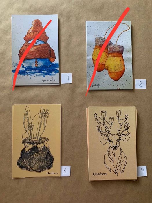 Листівки зимові (знижена ціна)