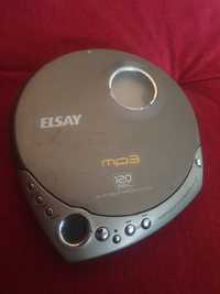 Discman mp3 przenośny odtwarzacz płyt Elsay