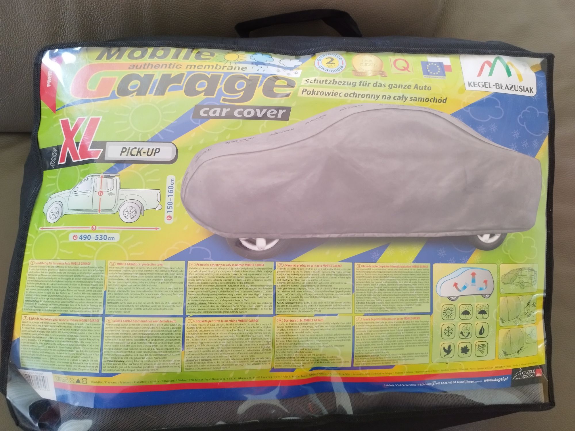 Pokrowiec na samochód Mobile Garage XL Puck up