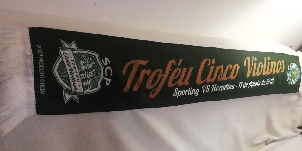 Cachecol sporting trofeu 5 violinos