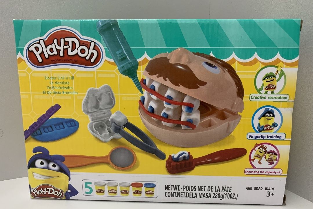 Zabawka dentysta prezent PlayDoh ciastolina zabawka edukacja NOWA