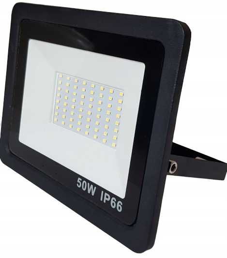 HALOGEN LED 50W naświetlacz LAMPA IP66 4750lm=500W lampka