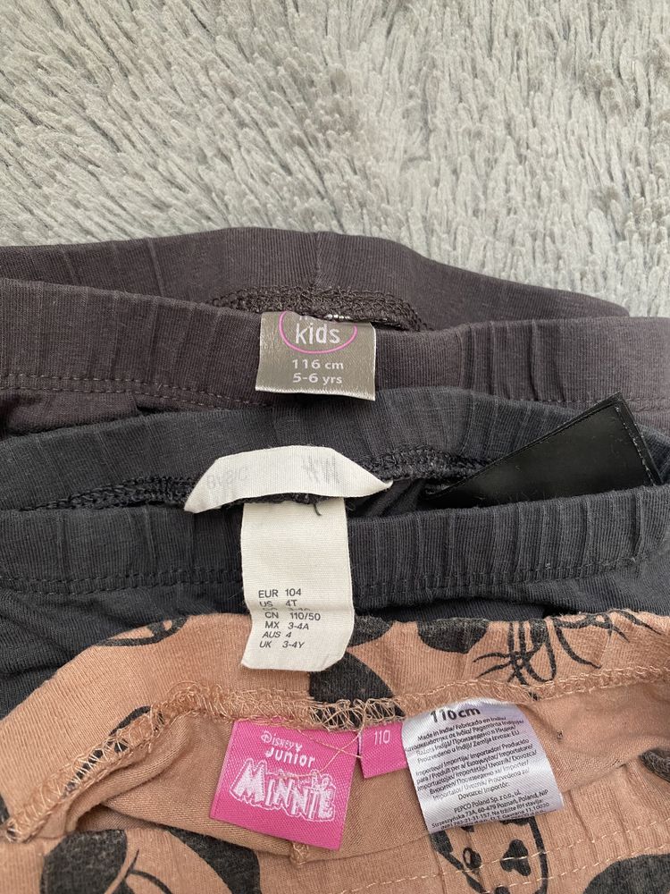 Лосинки легінси штани H&M в рубчик 110 116