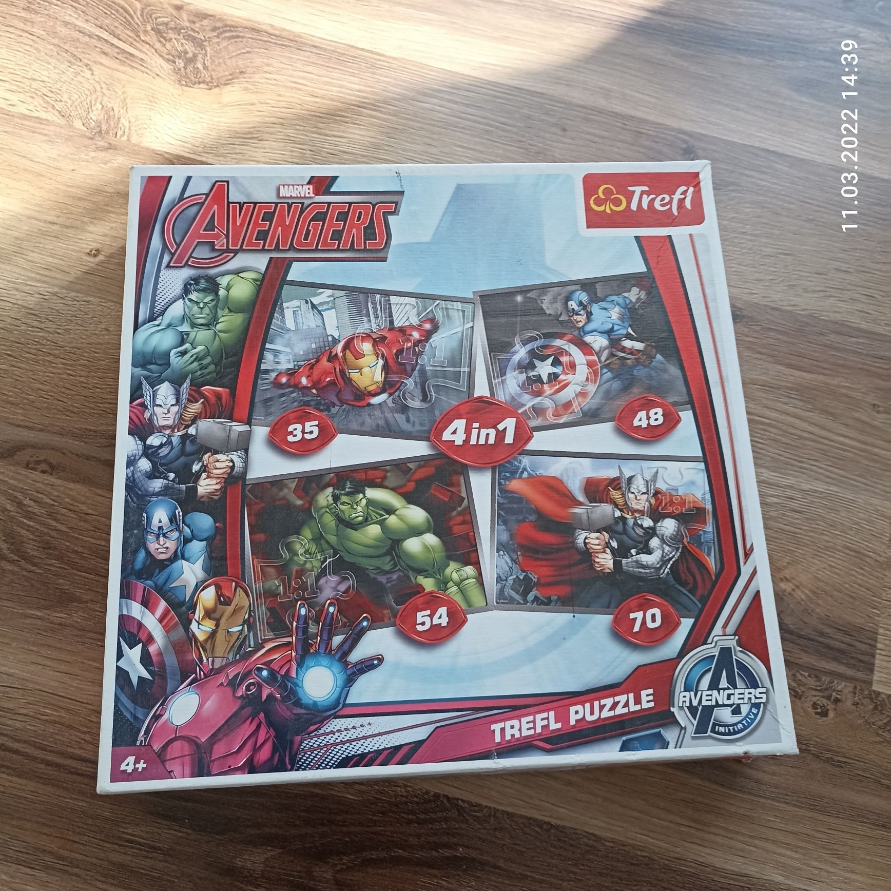 Puzzle Avengers 4w1