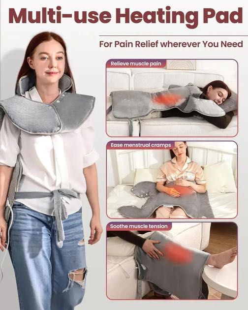 Електрична грілка, Mefine SN-LK 120 Вт 100x61 см, для шиї та плечей