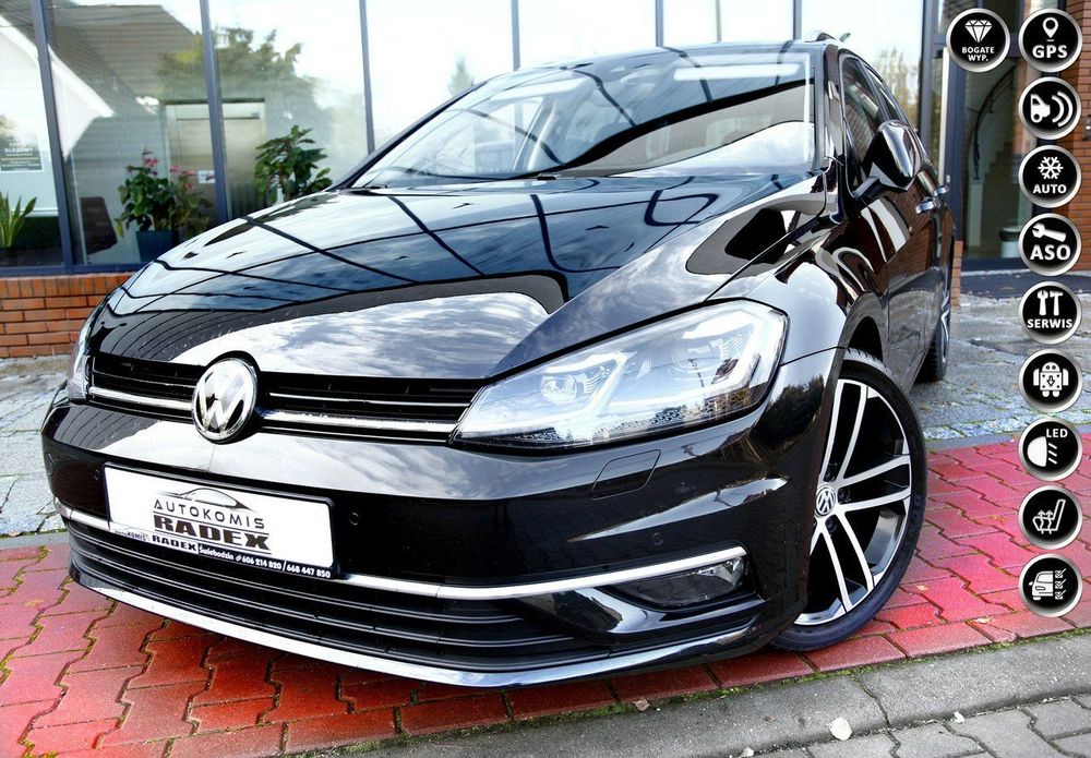 Volkswagen Golf 150PS|FuLLLED|Alcantara|2xParktronic|Navi|6 Biegów| Serwis|GWARANCJA