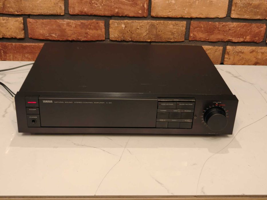 YAMAHA C60 Rzadkie przedwzmacniacz STEREO ! Do serwisu