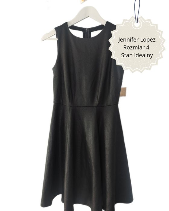 Sukienka czarna Jennifer Lopez