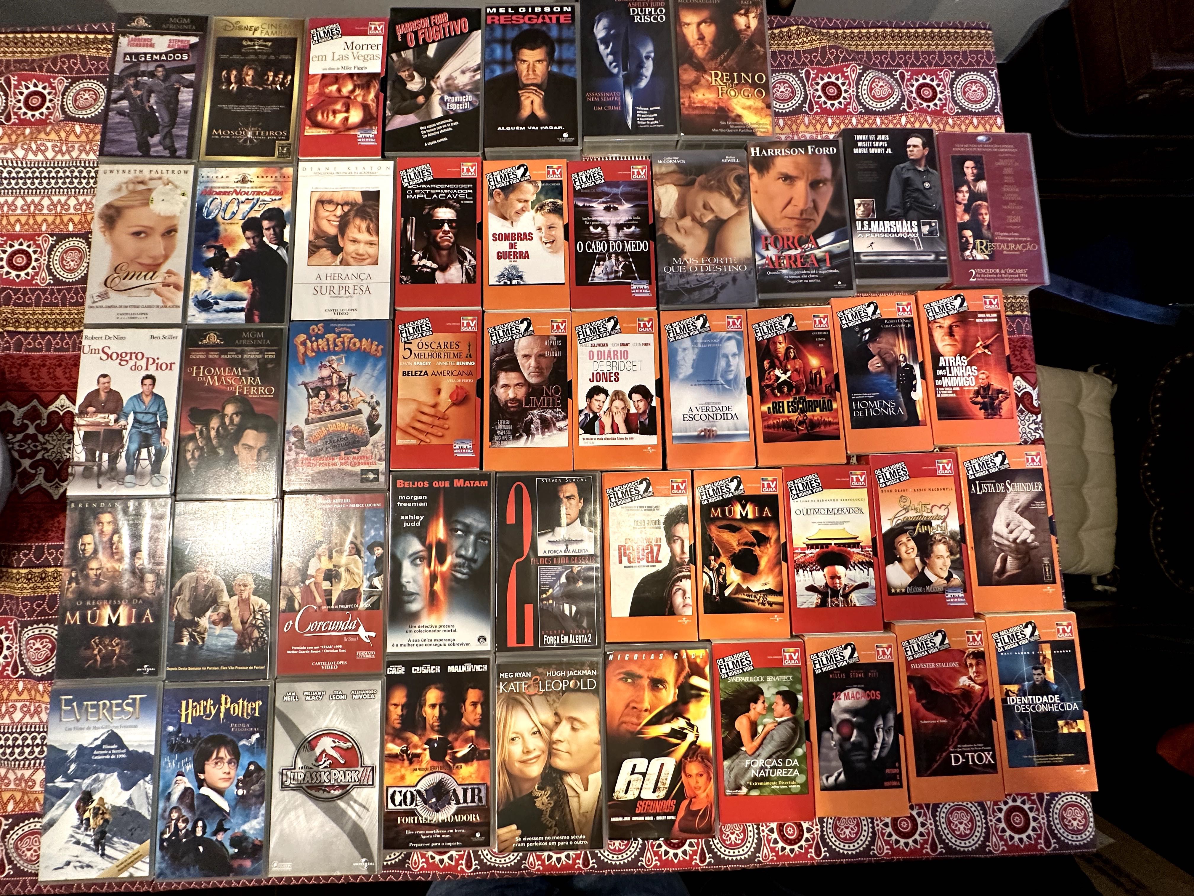 Vendo 47 cassetes VHS K7 Vários clássicos