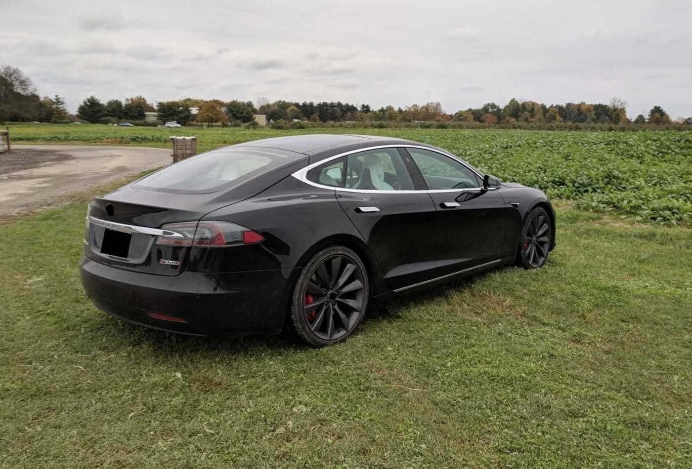 Czarne felgi R21 9J ET35  5x120 Tesla MODEL X Facelift MODEL S Refresh