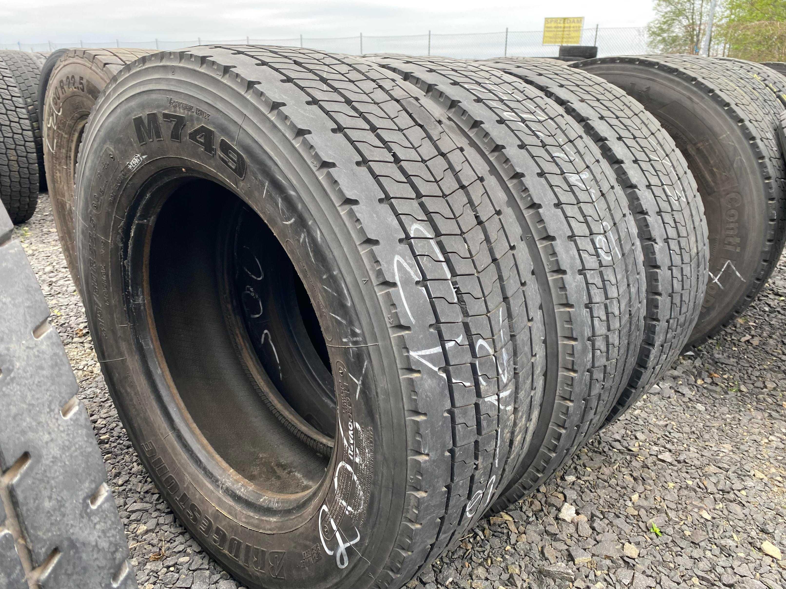 Opony 315/60R22.5 BRIDGESTONE M749 Napędowe 9-12mm